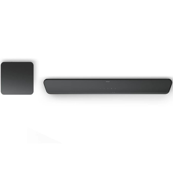 Philips Barra de Sonido TAB5309/10 de 2.1 canales con Subwoofer Inalámbrico, Gris